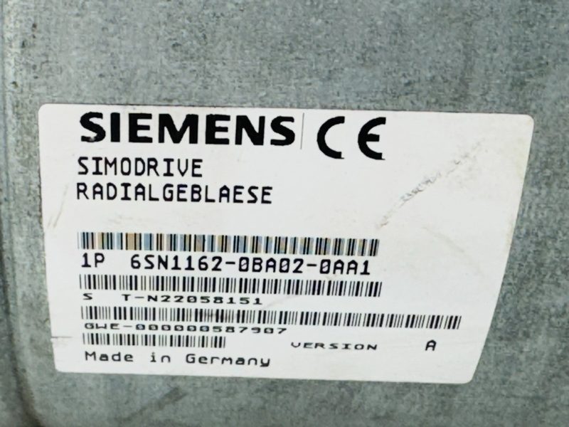 Вентилятор Siemens 6SN1162-0BA02-0AA1