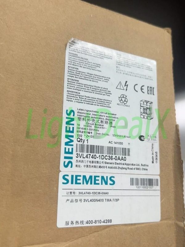 Автоматический выключатель Siemens 740-1DC36-0AA0