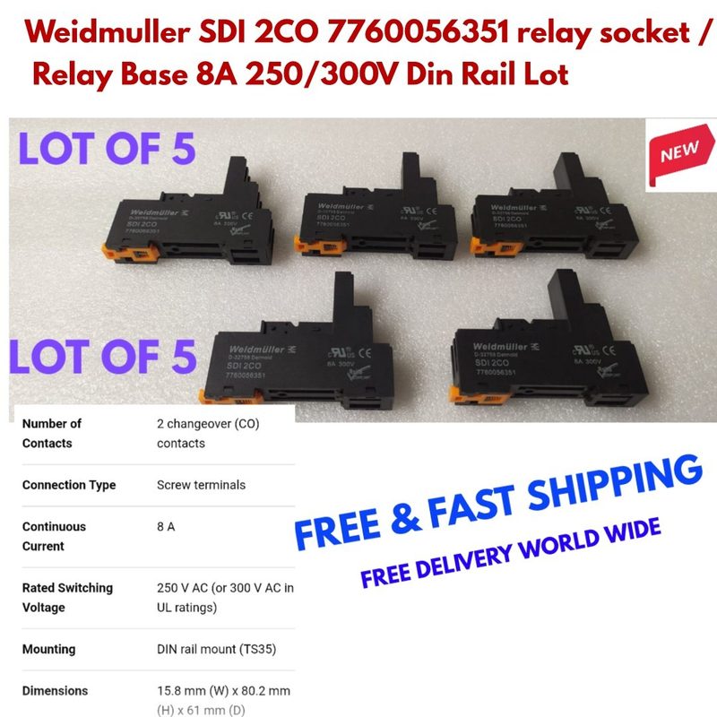 Колодка реле Weidmuller 7760056351