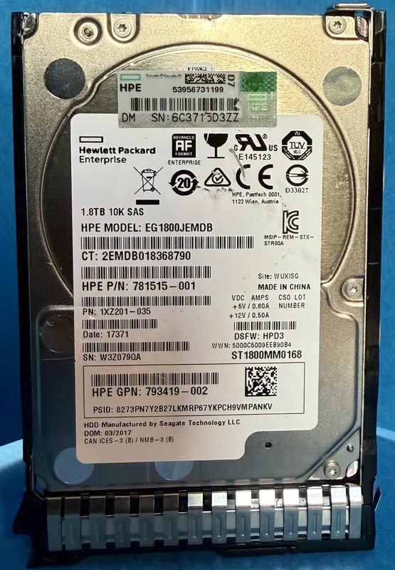 Жёсткий диск HPE 781515-001
