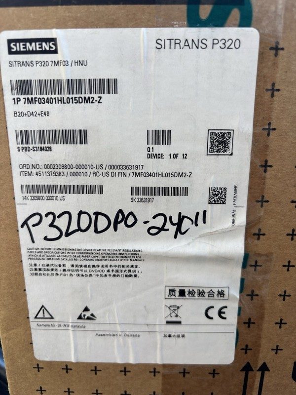 Датчик давления Siemens 7MF03401HL015DM2-Z