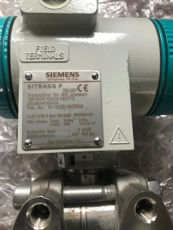 Датчик давления Siemens 7MF4434-1BA22-1AC7-Z