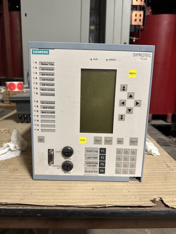 Реле защиты Siemens 7SJ63