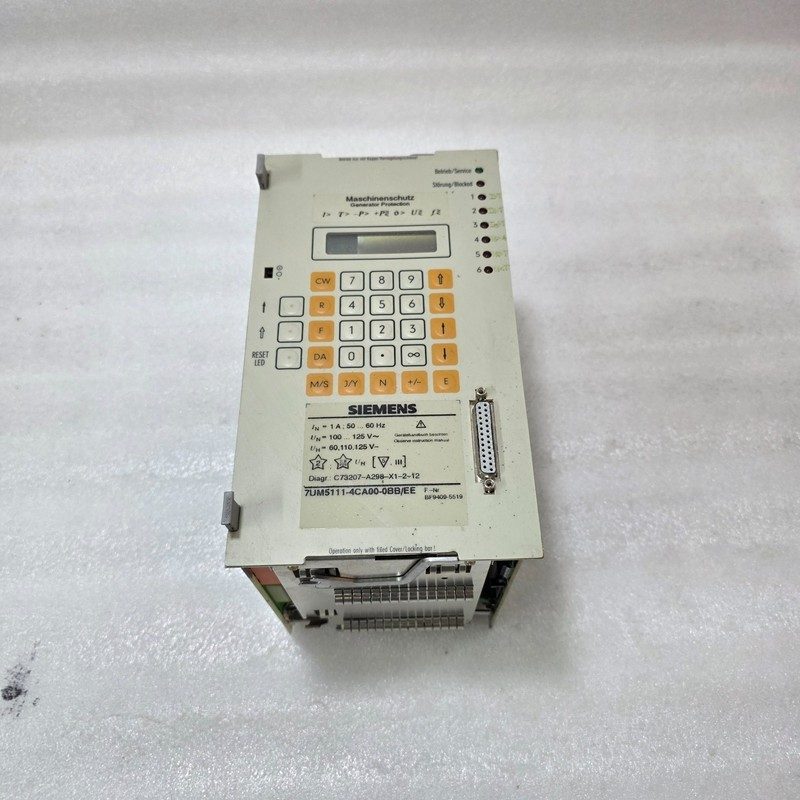 Реле защиты Siemens 7UM5111-4CA00-0BB/EE