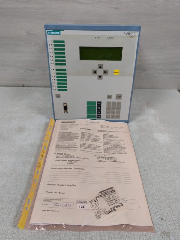 Реле защиты Siemens 7VK6111-5AB92-4YC0/EE