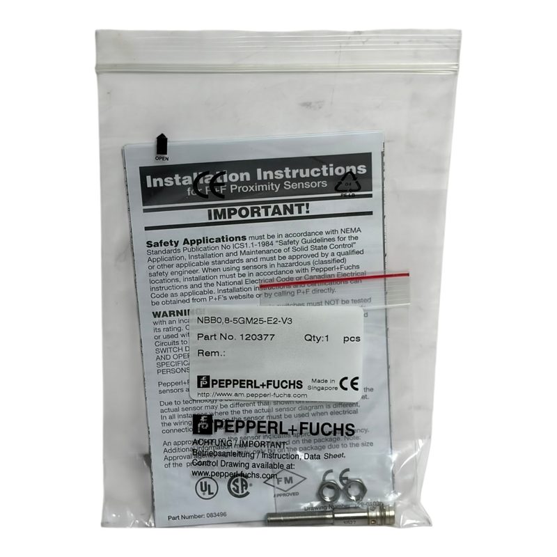 Датчик приближения Pepperl+Fuchs 8-5GM25-E2-V3