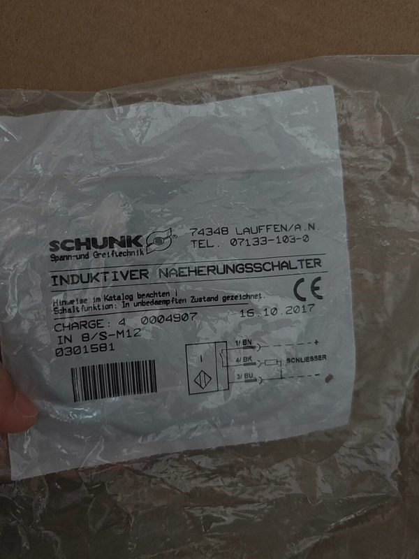 Датчик приближения Schunk 8-S-M12