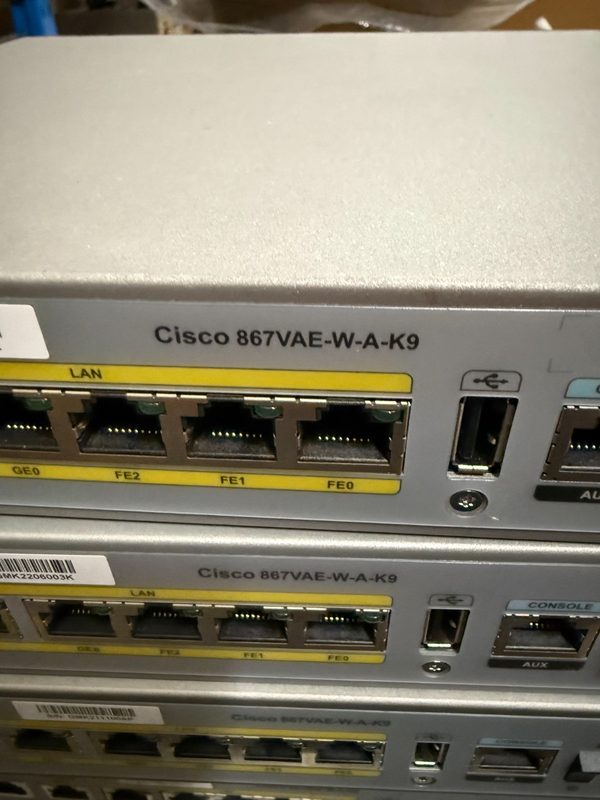 Маршрутизатор Cisco 867VAE-W-A-K9