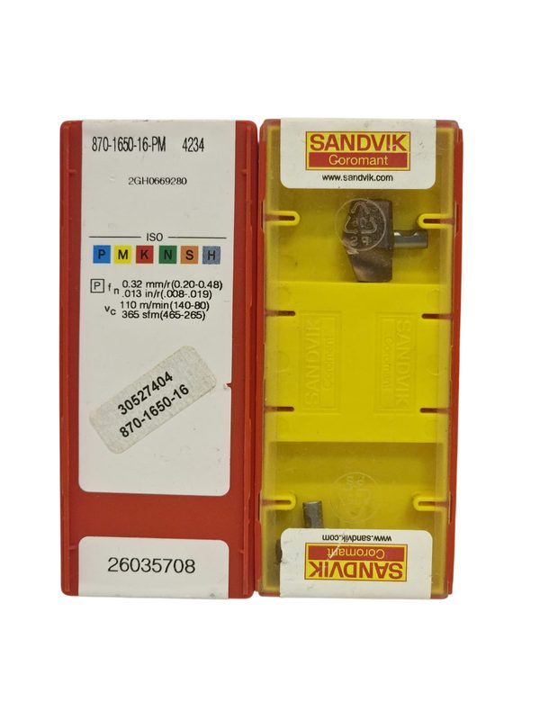 Режущий инструмент Sandvik 870-1650-16-PM