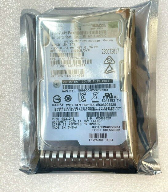Жёсткий диск HPE 870794-001