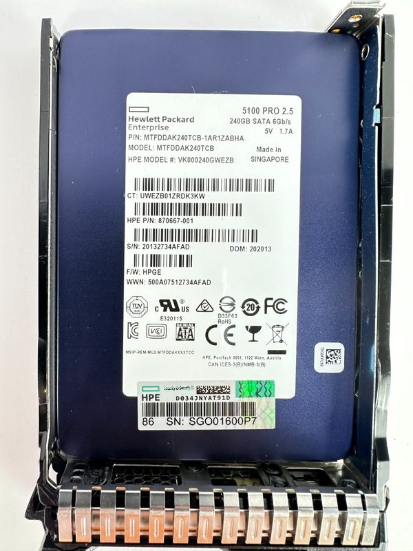 SSD-накопитель HPE 875652-001