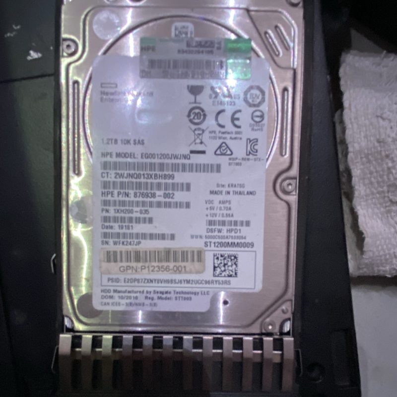 Жёсткий диск HPE 876938-002