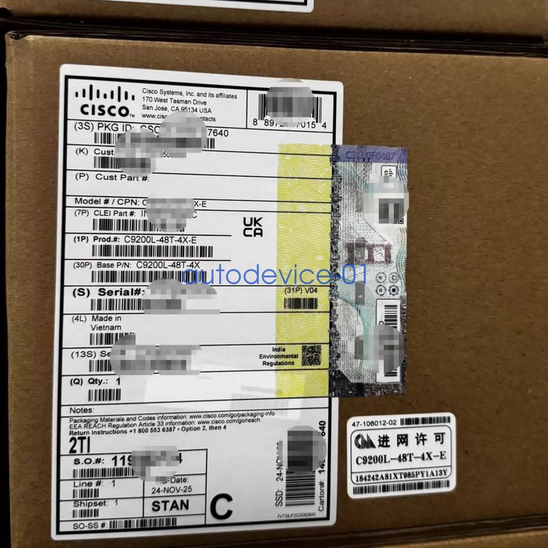 Коммутатор Cisco 9200L-48T-4X-ESWITCH