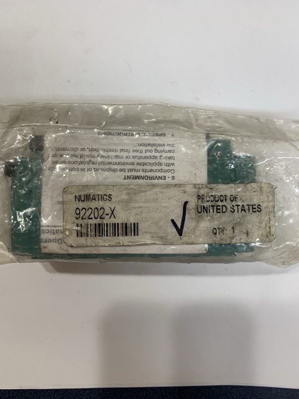 Пневмоклапан Numatics 92202-X