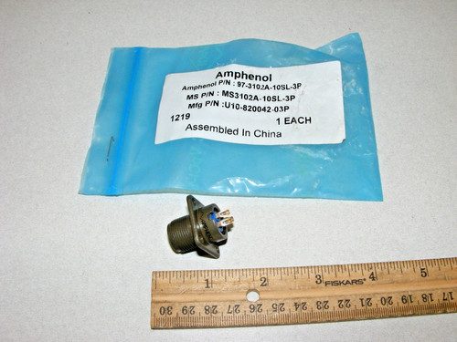 Разъём Amphenol 97-3102A-10SL-3P