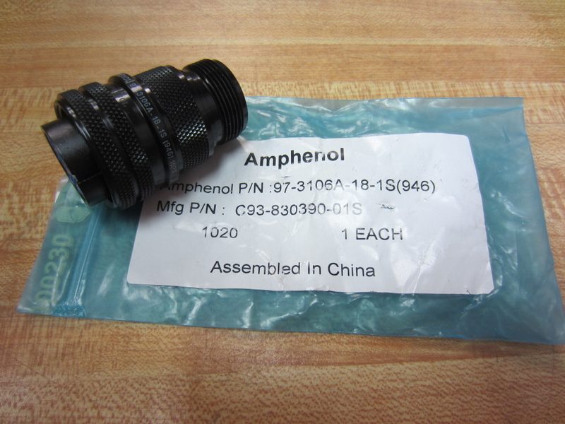 Разъём Amphenol 97-3106A-18-1S