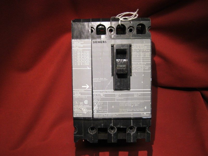 Автоматический выключатель Siemens A02ED62