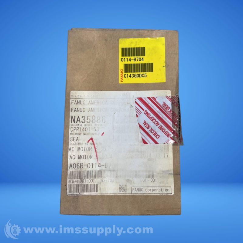 Серводвигатель FANUC A06B-0114-B704