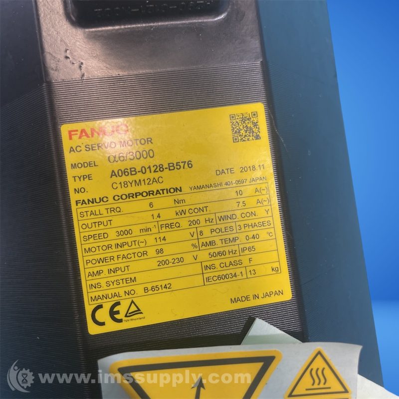 Серводвигатель FANUC A06B-0128-B576