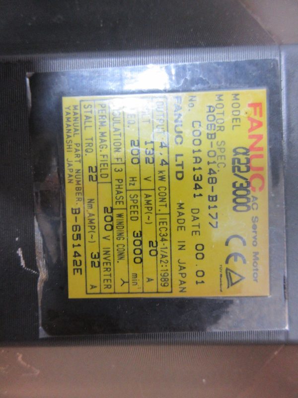 Серводвигатель FANUC A06B-0148-B177