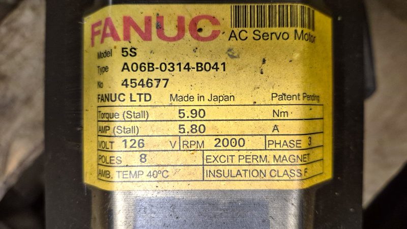Серводвигатель FANUC A06B-0314-B041