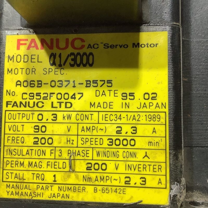 Серводвигатель FANUC A06B-0371-B575