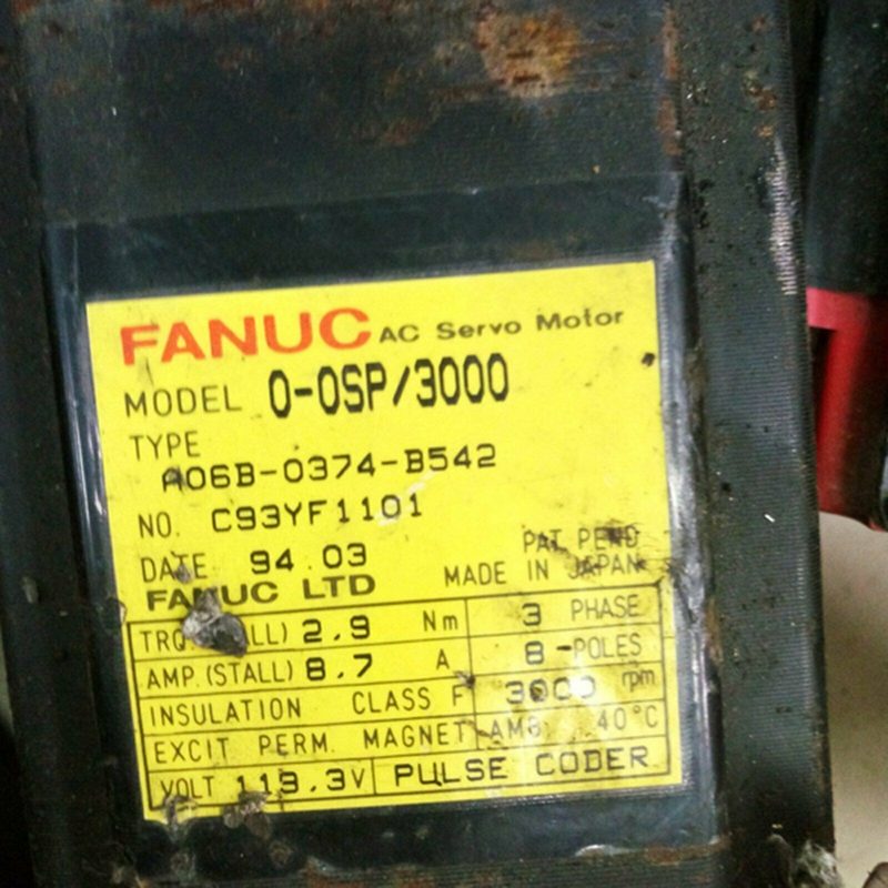 Серводвигатель FANUC A06B-0374-B542