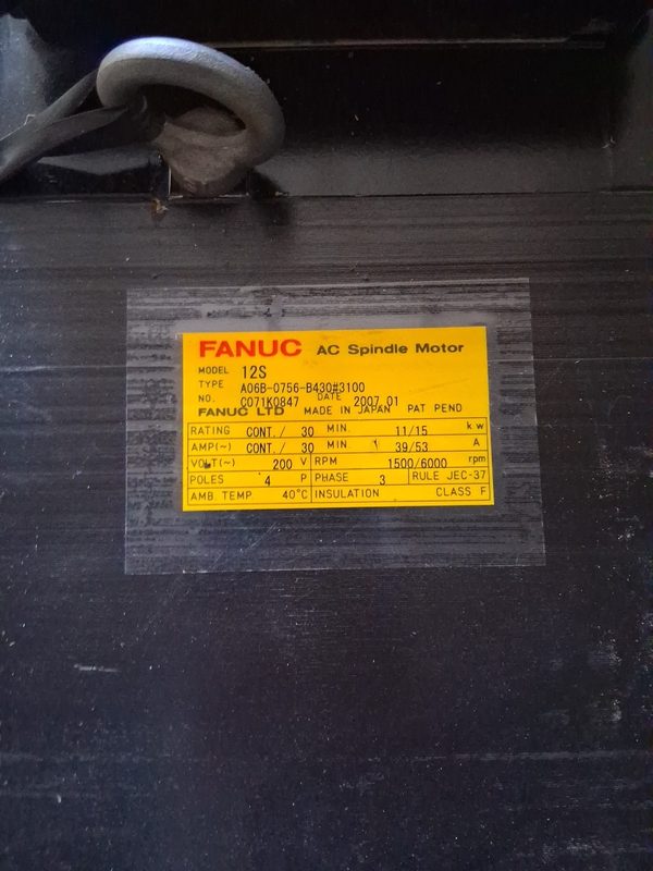 Шпиндель FANUC A06B-0756-B430