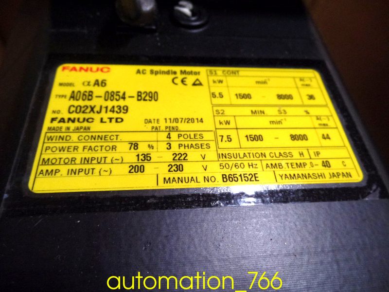 Шпиндель FANUC A06B-0854-B290