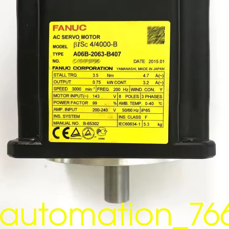 Серводвигатель FANUC A06B-2063-B407