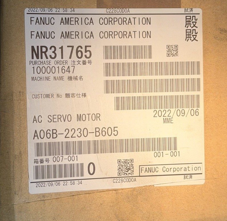 Серводвигатель FANUC A06B-2230-B605
