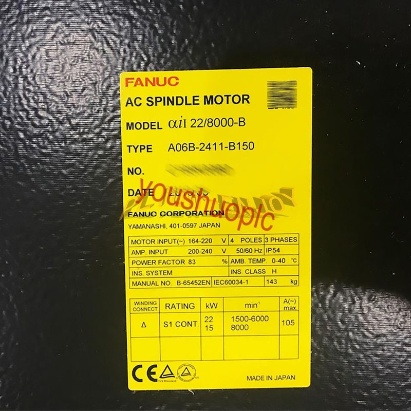 Шпиндель FANUC A06B-2411-B150