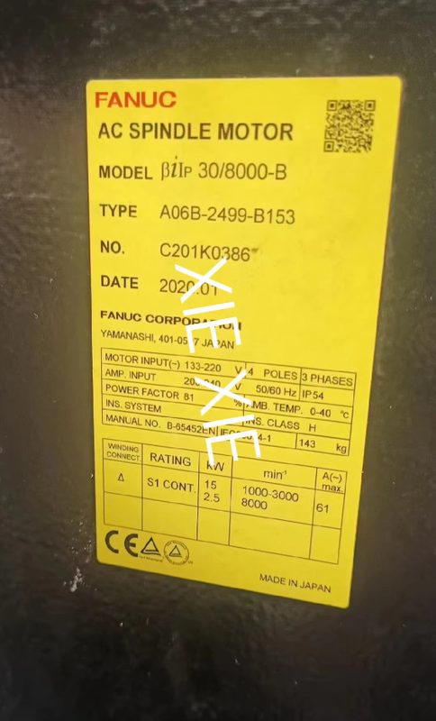 Серводвигатель FANUC A06B-2499-B153