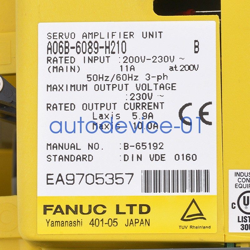 Сервоусилитель FANUC A06B-6089-H210