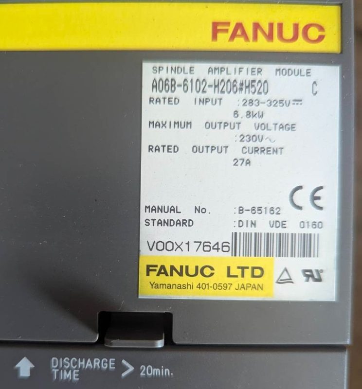 Сервоусилитель FANUC A06B-6102-H206