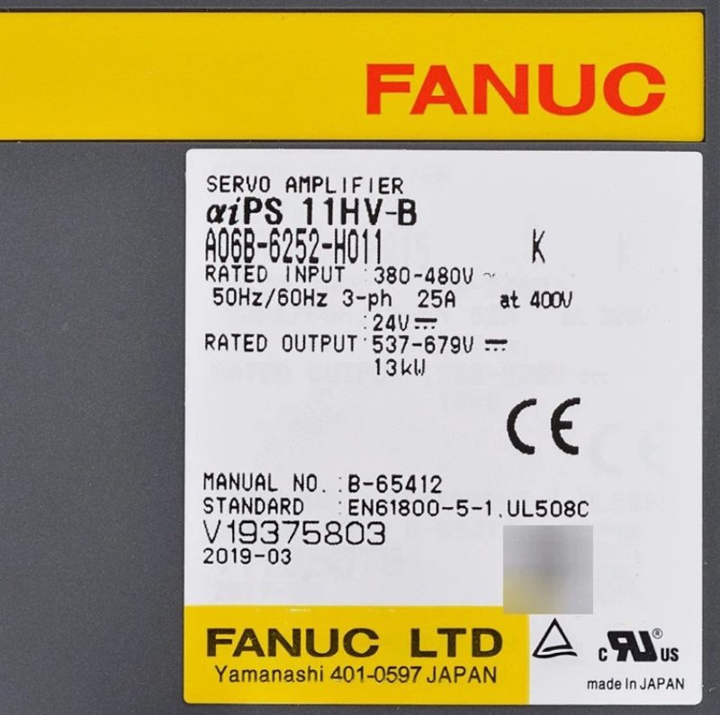 Сервоусилитель FANUC A06B-6252-H011-UPS