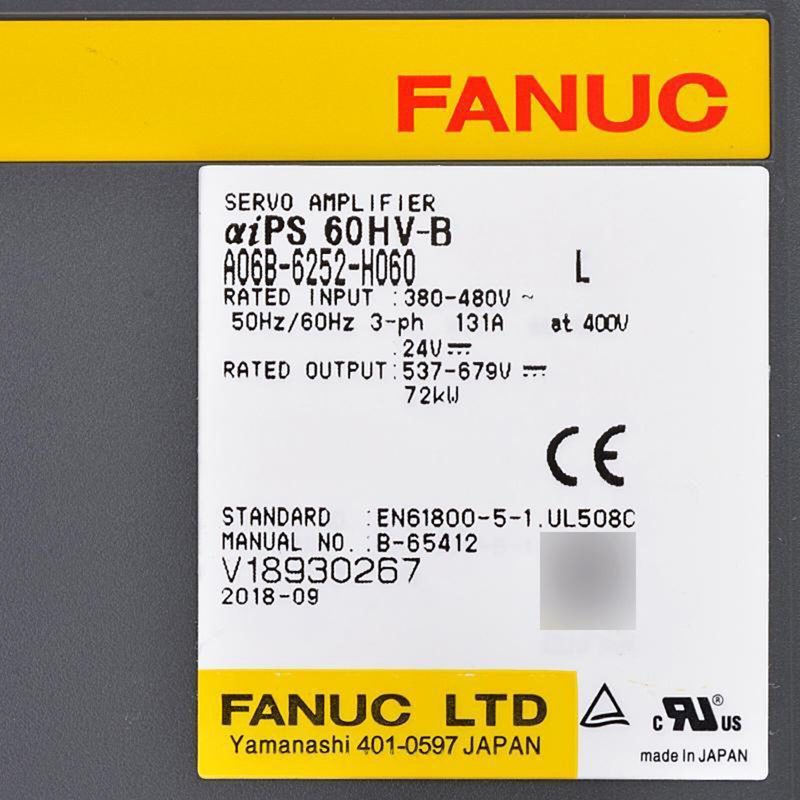 Сервоусилитель FANUC A06B-6252-H060
