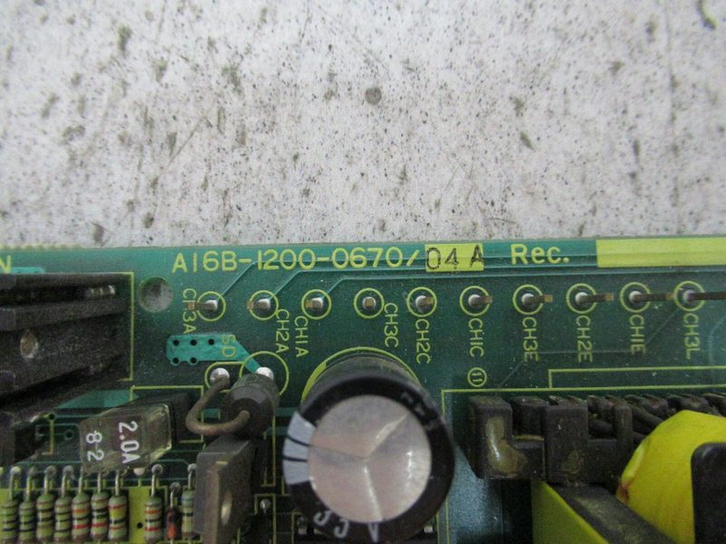 Сервоусилитель FANUC A16B-1200-0670/04A