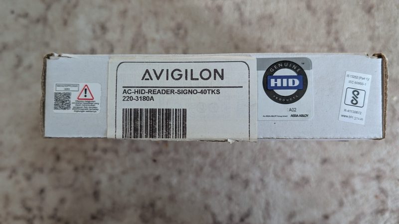 Оборудование видеонаблюдения AC-HID-READER-SIGNO-40TKS