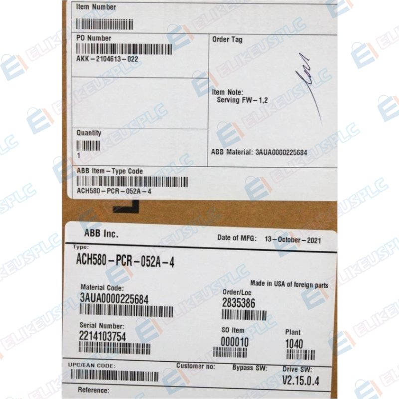 Частотный преобразователь ABB ACH580-PCR-052A-4
