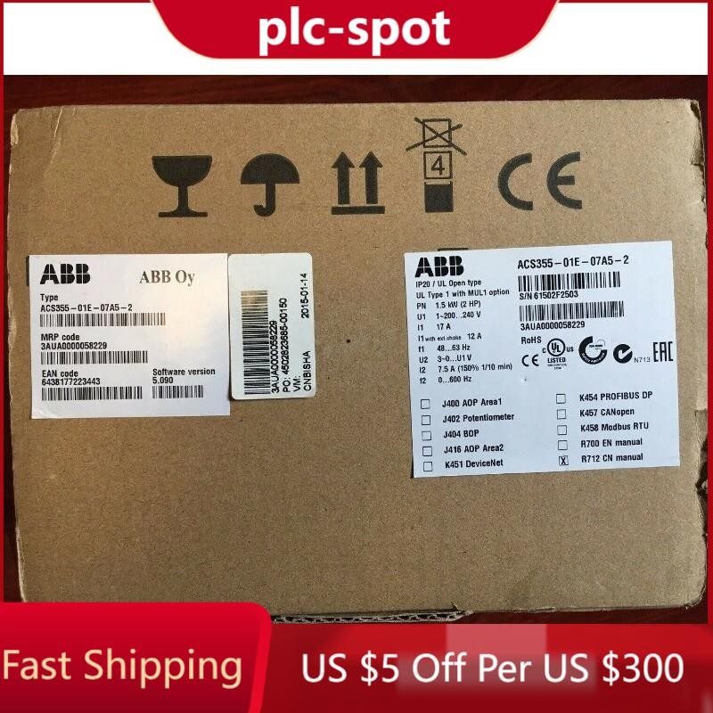 Частотный преобразователь ABB ACS355-01E-07A5-2