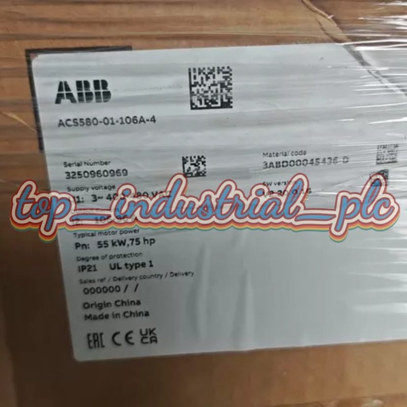 Частотный преобразователь ABB ACS580-01-106A-4