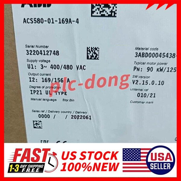 Частотный преобразователь ABB ACS580-01-169A-4