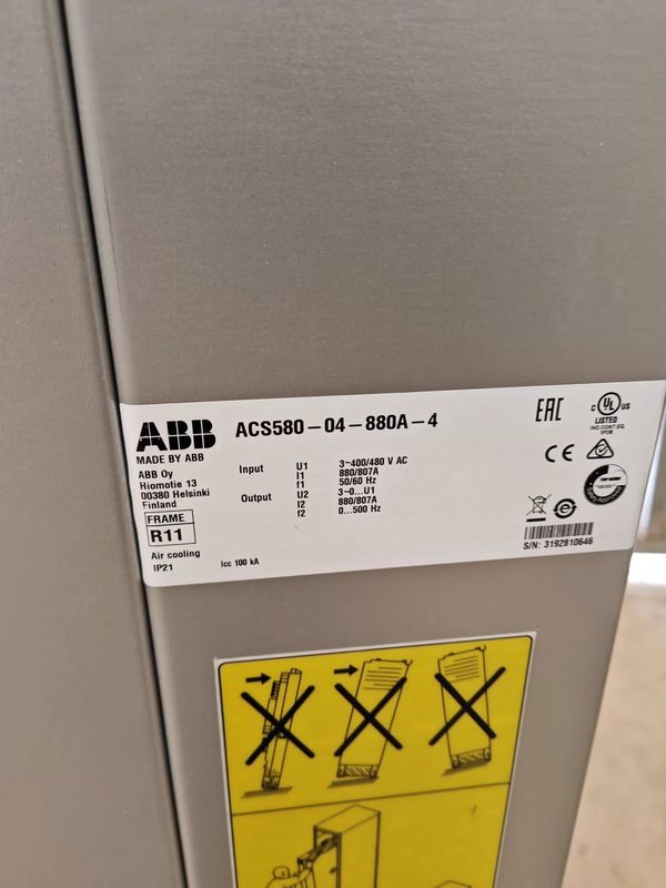 Частотный преобразователь ABB ACS580-04-880A-4