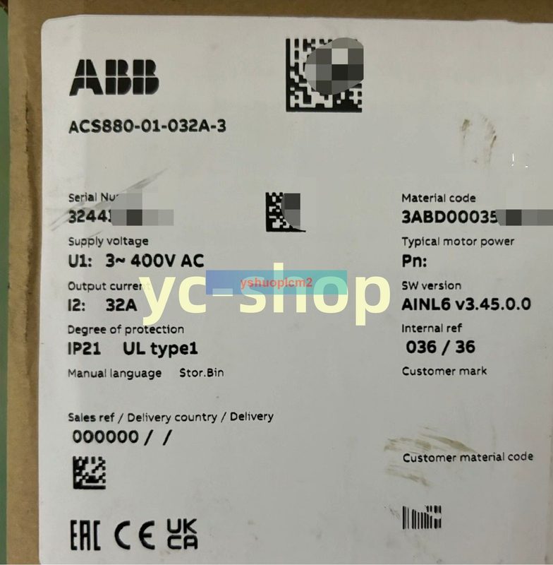 Частотный преобразователь ABB ACS880-01-032A-3