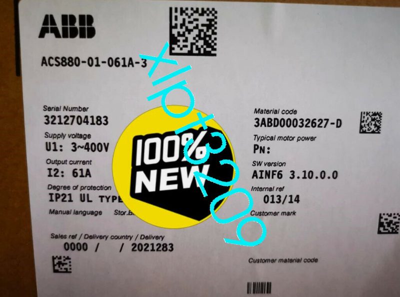 Частотный преобразователь ABB ACS880-01-061A-3