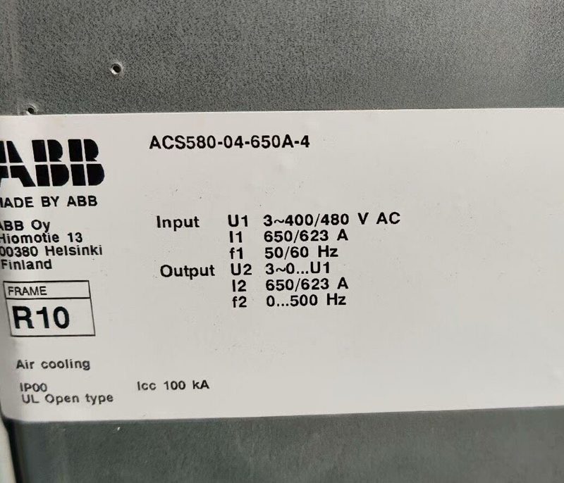 Частотный преобразователь ABB ACS880-04-650A-3
