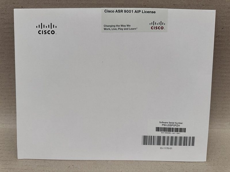 Маршрутизатор Cisco AIPA9K-9001-AIP-LIC
