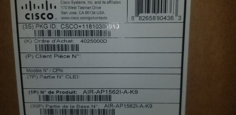 Точка доступа Cisco AIR-AP1562I-A-K9