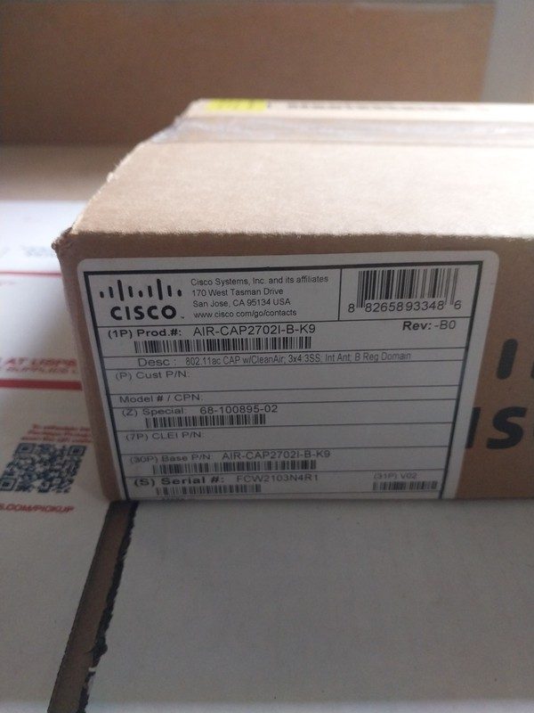 Точка доступа Cisco AIR-CAP1702I-B-K9